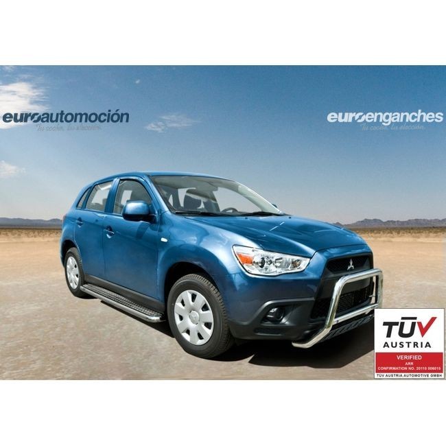 Estribos Negros En Plataforma Para Mitsubishi Asx