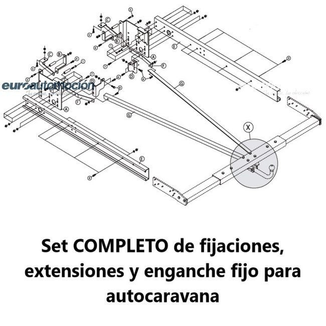 Enganche Remolque Autocaravana para autocaravanas y furgonetas